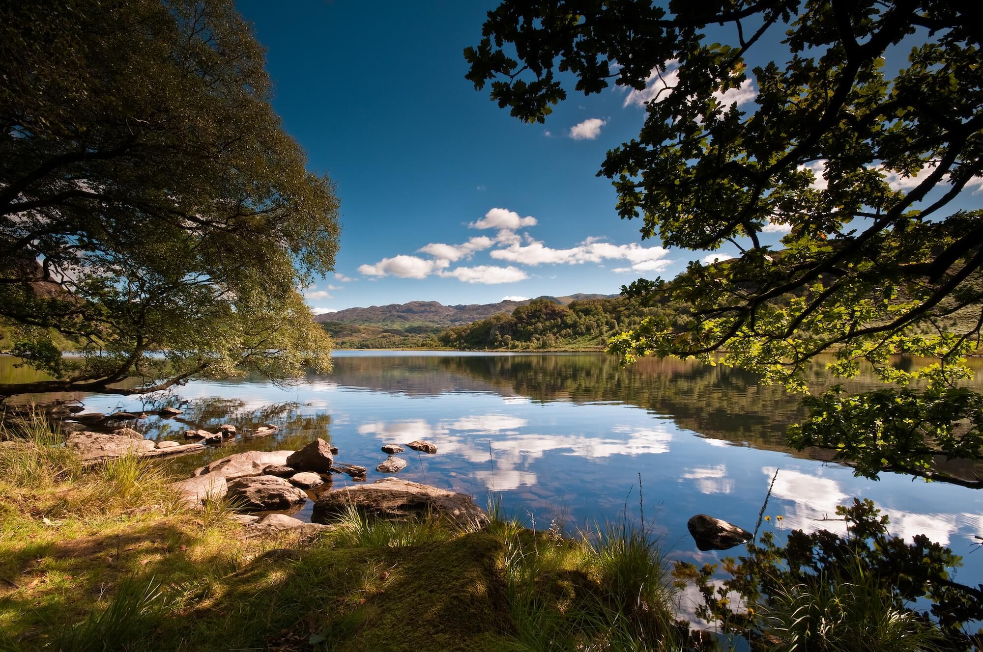 Wild Swimming at Llyn Dinas